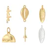 charms de folhas de cobre