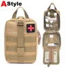 Pouch Medical Camping Tactical Molle Eerste Aid Kit Leger Outdoor Jacht Camping Noodsituatie Survival Tool Pack Military Medical Edc Bag