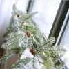 Струны Предварительно зажженные сосновые конусные проволоки света гирлянды рождественские светодиодные сказочные светильники дома декор год украшения