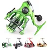 Fiske Reels 5.5: 1 Metall Spinning Sea Folding Handle Reel Bearing Aluminium Yumoshi Classic Style 1000- 7000