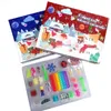 Party Favor Christmas Blind Box Fidget Toys 24 Days Calendrier de l'Avent Pétrissage Musique Coffret cadeau de Noël Compte à rebours Cadeaux pour enfants Meilleure qualité