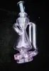 purple peak recycler glass hookah dab rig smoking pipe factory direct s concessions222p