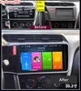 Android 10 2 Din Autoradio Radyo Araba DVD Oynatıcı GPS WiFi Honda City için Bluetooth Alıcı 2015-2018 LHD