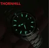 Orologio da uomo Lumious Nightlight 41mm Acciaio inossidabile 904L Meccanico automatico Vetro zaffiro Modello classico Chiusura con fibbia pieghevole Orologio da polso