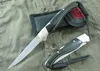 High End Damascus Steel Pocket Knife Rara Ebony Handle 58hrc Blade Utomhus Camping Vandring Överlevnad Knivar Knivar