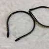 Party gift Fashion Black leather chain headband hair band hairpin for ladies collection delicate Items hair accessories jewelry2058569