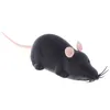 Wireless Remote Control Mouse Toy Black/Gary/Brown Electronic RC Rat Mice Animal Interactive Cat Toys 20220112 Q2