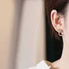다이아몬드와 크라운 모양 여성을위한 최고 품질의 스터드 귀걸이 웨딩 쥬얼리 선물 상자 PS3191A