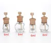 Car Perfume Bottle Clip For Essential Oils Air Freshener Fragrance Airs Vent Outlet Empty Glass Bottles GGA5105