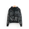 frauen s pailletten pullover