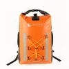 Waterproof Dry Roll Top Backpack 30L Motocycle Dry Sack Rafting Bag Water Resistant Bolsa Impermable Moutain Ocean Bag2024450