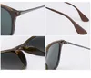 Oculos Fashion Eyewear Gafas Square Polaris Sunglasses Sol Men Femmes Luxury Marque Sun de Glasses Nylon Frame Race Ban Lejq