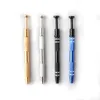 Smoking 4 Prongs Diamond Gem Tweezer Bead Clips 4.5 Inches Colored Pen Style Portable Terp Pearl Metal Clip For Ruby Quartz Pills Pearls