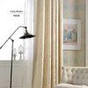 European Damask Curtains For Living Room Luxury Jacquard Blind Drapes Window Panel Fabric Curtain For Bedroom Shading 70% Custom 210712