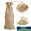 Gift Wrap 10pcs Jute Wine Bags, 14 X 6 1/4 Inches Hessian Bottle Bags With Drawstring1 Factory price expert design Quality Latest Style Original Status