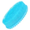 Siliconen Bad Borstels Mini Douche Body Scrubber Loofah Borstel Gentle Scrub Skin Exfoliation Dames Mannen J048 200 stks