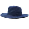 Cappello Fedora in cotone Demin Jean Cappello unisex a tesa larga Cappelli larghi estivi per esterni270S