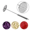 Stainless Steel Potato Pressure Mud Mashed Potato Pressed Masher For Sweet Fruit Family Hotel Restaurant Use Kitchen Accessories