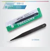 CURLER CHELLER THEETZERS NENCHER ART ART Tools Professional Нержавеющая сталь Черный изогнутый прямой горный хрусталь Gem Crystal Pick Up Tool на NAT016