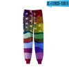 Corredores calça longa calças soltas 3d calças de fitness sweatpant arco-íris lgbt moda hip hop homens mulheres bandeira lésbicas gays casual y211115