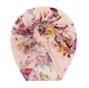 8 kolorów Donut Baby Hat Noworodka Elastyczna Bawełniana Beanie Czapka Multi Color Infant Turban Kapelusze Dzieci Florals Pałąk Akcesoria Dla Dzieci