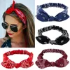 Hårband Nya Kvinnor Suede Soft Solid Print Headbands Vintage Cross Knot Elastic Hairband Bandanas Girls Head Tillbehör