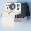 1 PCS 크리 에이 티브 필름 카메라 모양 영감 조직 상자 튜브 화장실 롤 종이 홀더 상자 욕실 액세서리