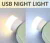 LED -gadget USB Plug Night Lamp Computer Mobile Power Charging Book Lamps LED ÖGONSKYDD LÄSNING LITT RUND LJUS