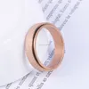 Gold Rrosted Rotatable Band Rings Stainless Steel Rainbow Finger Rotating Spinner Rings for Women Men Fashion Jewelry Will and Sandy