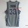 100％ステッチ33 Patrick Ewing Georgetownバスケットボールジャージーメンズ女性ユースカスタム番号名Jerseys XS-6XL