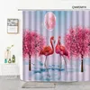 peach shower curtain