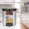 Storage Airtight Stainless Steel Canister Vault Coffee Bean Container with CO2 Valve to Keep Beans Fresh