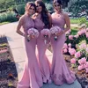 Lace Mermaid Bridesmaid Dresses Halter Neck Evening Dress Beaded Wedding Guest Dress Sleeveless Maid of Honor Gown