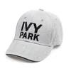 Ivy Park Baseball Cap Beyonce Sporty Style Cotton Hemp Ash Hat Unisex Snapback Caps for Women Man Brand Brodery Ivypark6078056