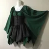 Robin Hood Kostuum Archer Ranger Elf Fairy Elven Cosplay Volwassen Damesjurk Corset Mini Jurk Wood Miss Halloween Outfit voor meisjes Y0913