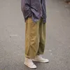 Neplohaメンズソリッドカラー貨物パンツ秋冬日本の街路杖女性ズボンカジュアル特大マンファッション