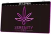 LD7620 Serenity CBD Oil 3D Engraving LED Light Sign Wholesale Retail