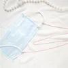 Großhandel Kristallperlen Maskenketten Schlangenstil Imitationsperle Hängeseil Modeschmuck Brillenmasken INS Lanyard Kettenzubehör