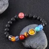 Link Chain 2022 Acht planeten Bead Bracelet Men Natural Stone Universe Yoga Solar Chakra voor vrouwelijke sieraden geschenken Kent22