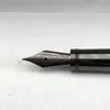 Penne serie Inheritance di alta qualità Matte Black Classic Fountain Rollerball Penne a sfera con squisite forniture scolastiche per ufficio con clip a serpente