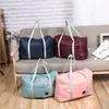 Oxford Cloth Foldable Shopping Bags Reusable Storage Bag Eco Friendly Tote Pouch Large Capacity Shoulder Backpack ZWL607