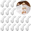 Ganchos de conector de cabide de roupa 100 pcs cascading cabide cabidores pesados ​​clipes de suspensão para roupas closet