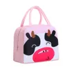 Kids Bag Cartoon Handväskor Lunchlådor Mini Purse Tygkassar Animal Mönster Värmeisolering Design Bento Bag Girls Handbag Barn G79SD3C