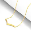 Desejo Shining Collier colar Moda Golden Shine Chain colar