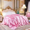 Bedding Sets Satin Silk Set Home Textile King Size Bed Clothes Duvet Cover Pillowcases