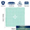 Colorful Shower Mats Square Plastic Non Slip Bathroom Mat With Drain Holes Anti-Mould Machine Washable Bathtub Mat For Hotel Factory price expert design Quality