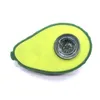 Silikonowa rura dymu kreatywne zielone mango kształt rury żel krzemionkowy z szklaną miski