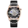 BESTWIN – montre étanche pour hommes, personnalité lumineuse creuse, non mécanique, quartz, couleur acier, plus de choix, nouvelle collection
