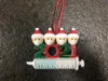 Christmas Decoration Quarantine Ornaments Family of 1-7 Heads DIY Tree Pendant Accessories with Rope Resin IN STOCK