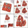 Scarves Wraps hattar, handskar mode aessories kvinnor tryckta viskos halsduk blommig muslim bomull hijab tofs stor storlek huvud islamisk bandana